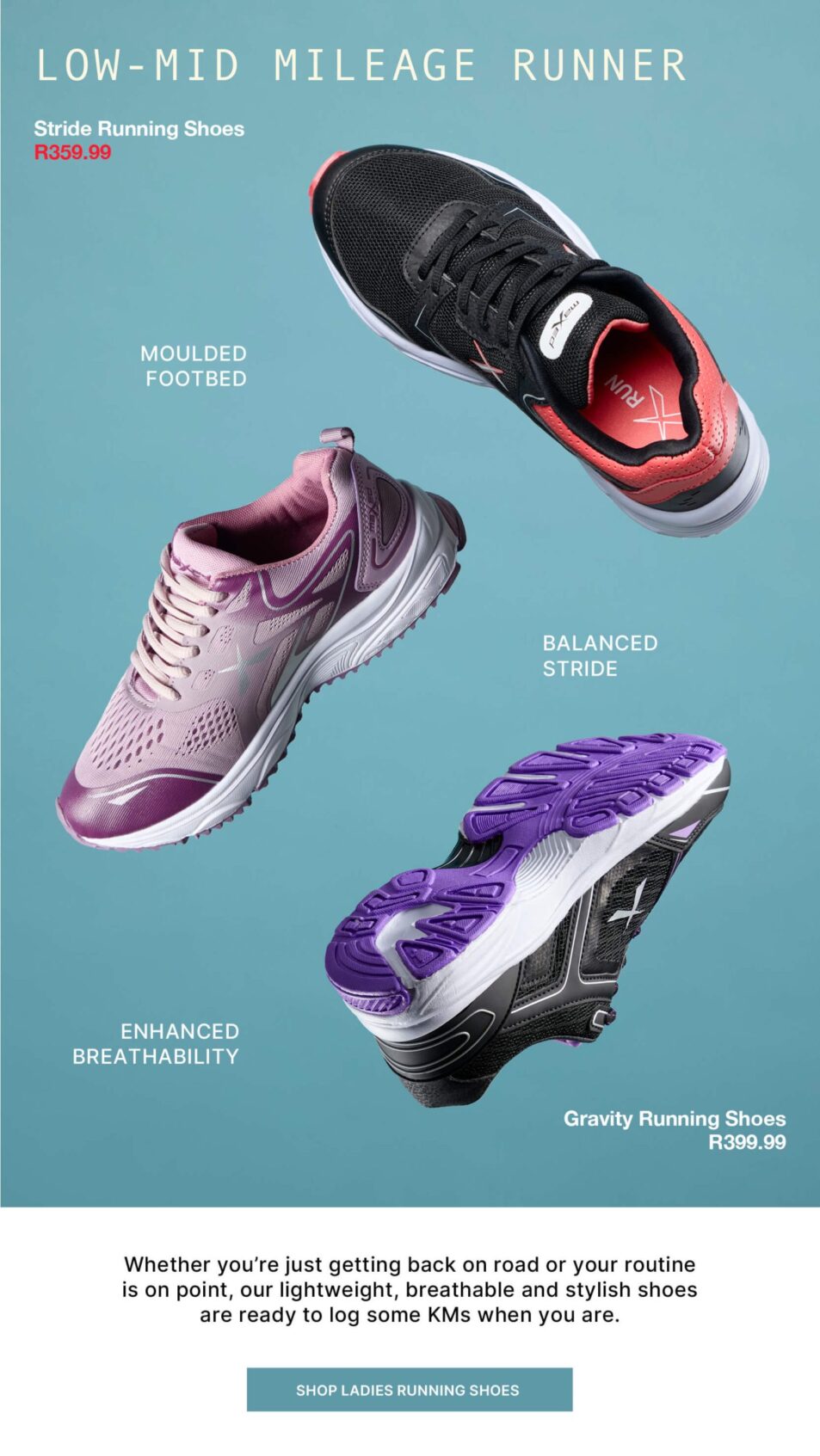 Footwear emailer snippet